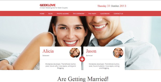 5-GeekLove-A-Clean-Wedding-Site-for-Geek-Couples-WordPress-Wedding-Theme1